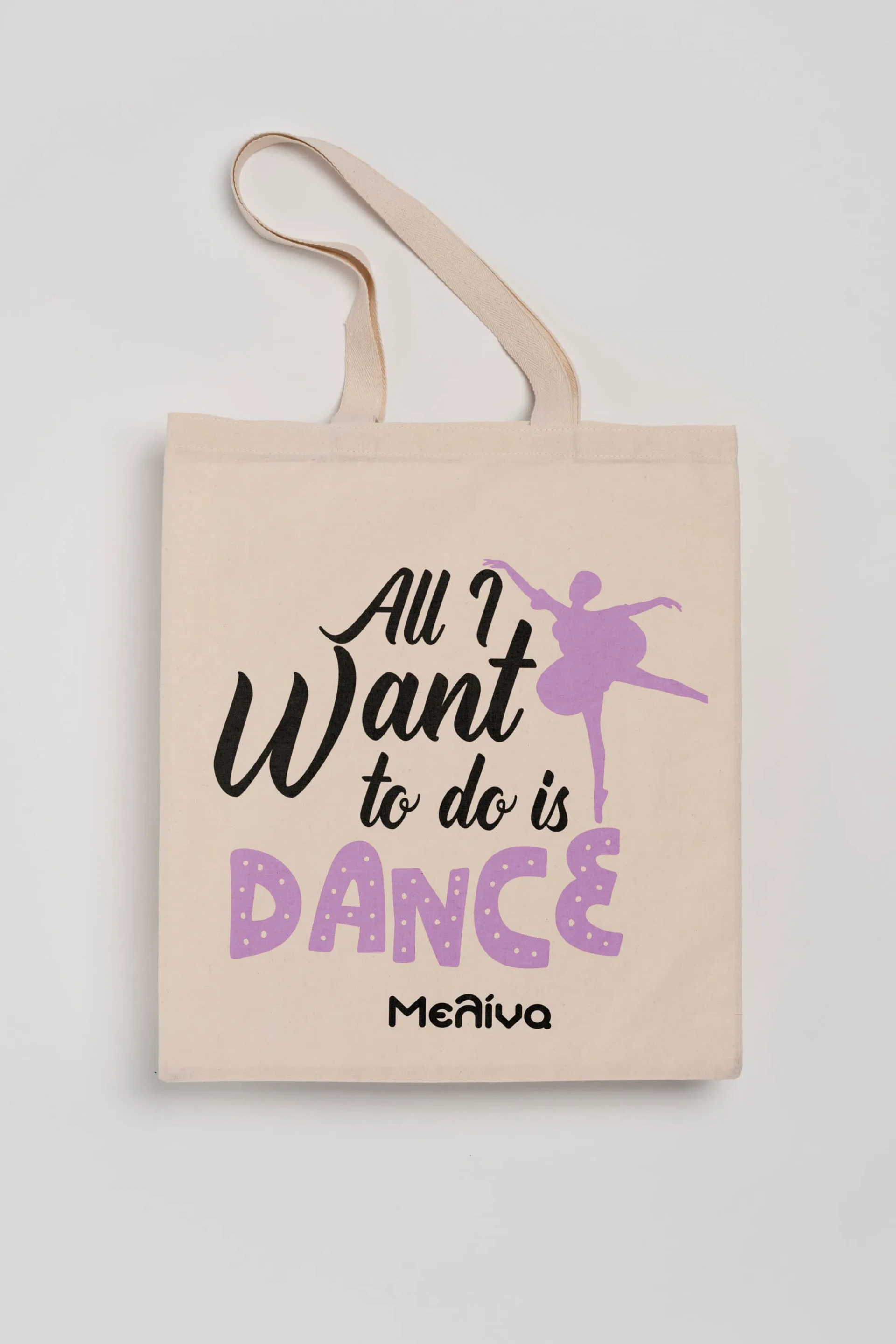 Πάνινη τσάντα για μπαλέτο, τσάντα για κορίτσια για τα ρούχα μπαλέτου